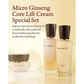 SOORYEHAN Micro Ginseng Core Lift Cream Special Set (2.4 fl oz) - Enhances Skin Firmness, Elasticity, and Hydration. with Ginsenoside R3™ for a Youthful, Glowing Complexion – Korea Skincare.