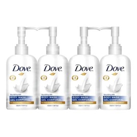Gel De Ducha Dove Nutriente Paq De 4 Botellas De 253 Ml C/u