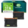GREENBOX 37A Black Toner Cartridge Replacement for 37A CF237A 37X