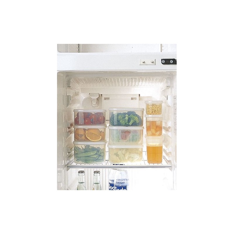 Iwasaki Industries B-1817 NE Antibacterial Food Storage Container, Clear, 1.2