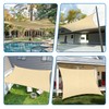 TANG Sun Shade Sail 18' x 18' Beige Sun Shade