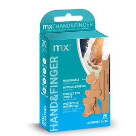 MX Health Plasters Fabric Finger & Knuckle 20 Pieces