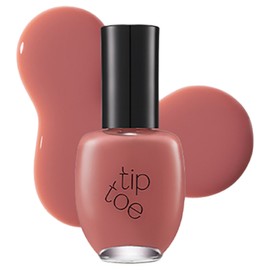 Tip Toe Andante Nail Polish, 205 Peony, 10ml, 1 pc / 팁토우 안단테 네일 폴리쉬, 205 모란, 10ml, 1개
