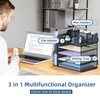 SUPEASY Desk Organizer with File Holder, 5 Tier Desktop File