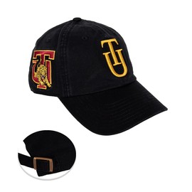 Desert Cactus Tuskegee University Baseball Hat Golden Tigers Brimmed Embroirderd Hats Cap Adjustable Cloth Strap Adult (Style D), Black, One Size