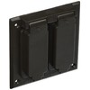 Morris 37224 1 GFCI and 1 Duplex Receptacle 2-Gangs Weatherproof