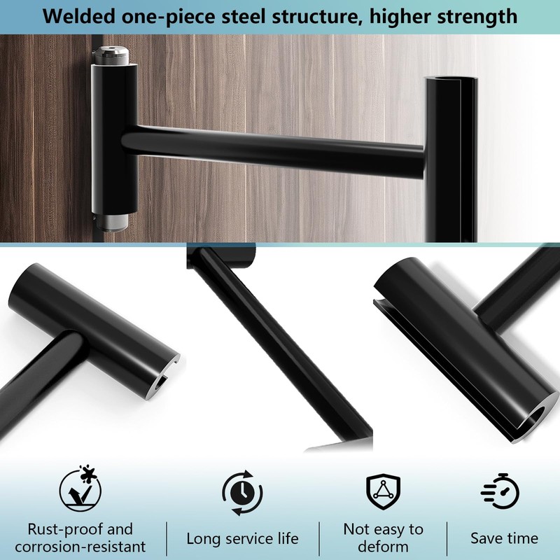 Heavy Duty .134 & .180 Door Hinge Adjustment Tool, Black