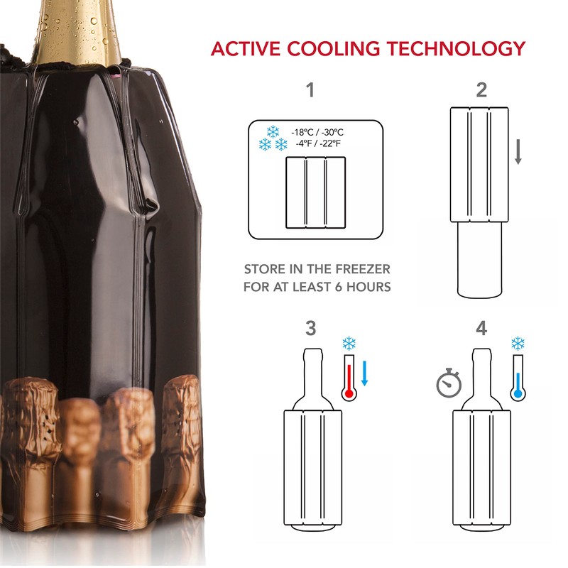 Vacu Vin – 38854606 Active Champagne Cooler – Bottles