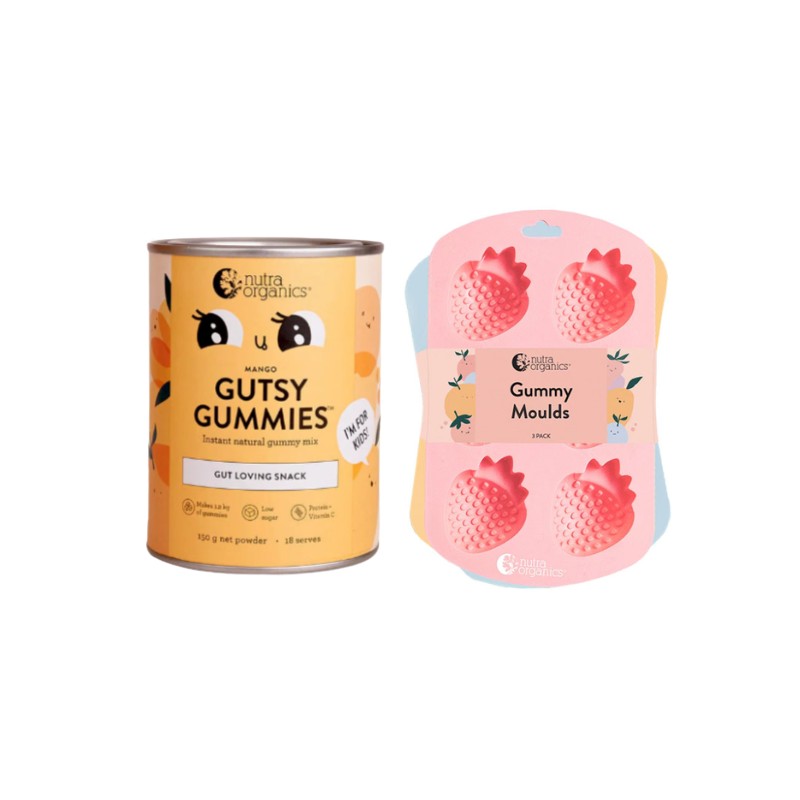 Nutra Naturals Glorious Gummies & Mould Bundle, Strawberry / 300g