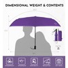 LILAC Umbrella Windproof Travel Umbrellas for Rain - Compact portable