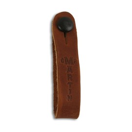 C.F. Martin & Co 18A0032 Guitar Leather Head Stock Strap Tie, Brown