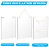EHWINE 24 Pack 8.5x11 Wall Mount Acrylic Sign Holder, Acrylic