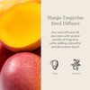 Archipelago Botanicals Mango Tangerine Reed Diffuser, Home Fragrance Reed Diffuser,