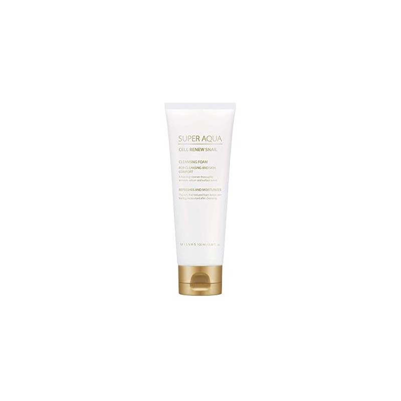 Missha Super Aqua Cell Renew Snail Cleansing Foam 100 ml