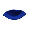 Solid Blue Moroccan Fez-style Kufi Hat Cap w/ Pointed Top