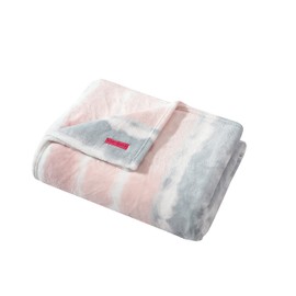 Betsey Johnson Home | Plush Collection | Throw - Ultra-Soft & Cozy Fleece, Lightweight & Luxuriously Warm, Perfect for Bed or Couch, Tie Dye Cloud 50 x 70