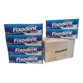 FIXODENT Fresh Pasta Adhesiva de Dentaduras 40ml caja con 6