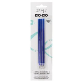 Mr. Wonderful - Set of 3 ink refills for erasable pens - Blue - Thermosensitive gel ink - Refills for pens