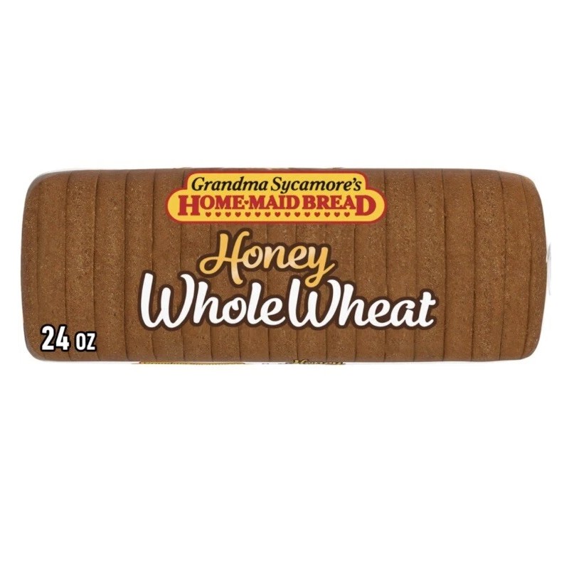 Brown Bread 2 PACK-Grandma Sycamore Honey Wheat Bread, Purchased Fresh