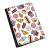 Junk Food Pattern Passport Case Lid