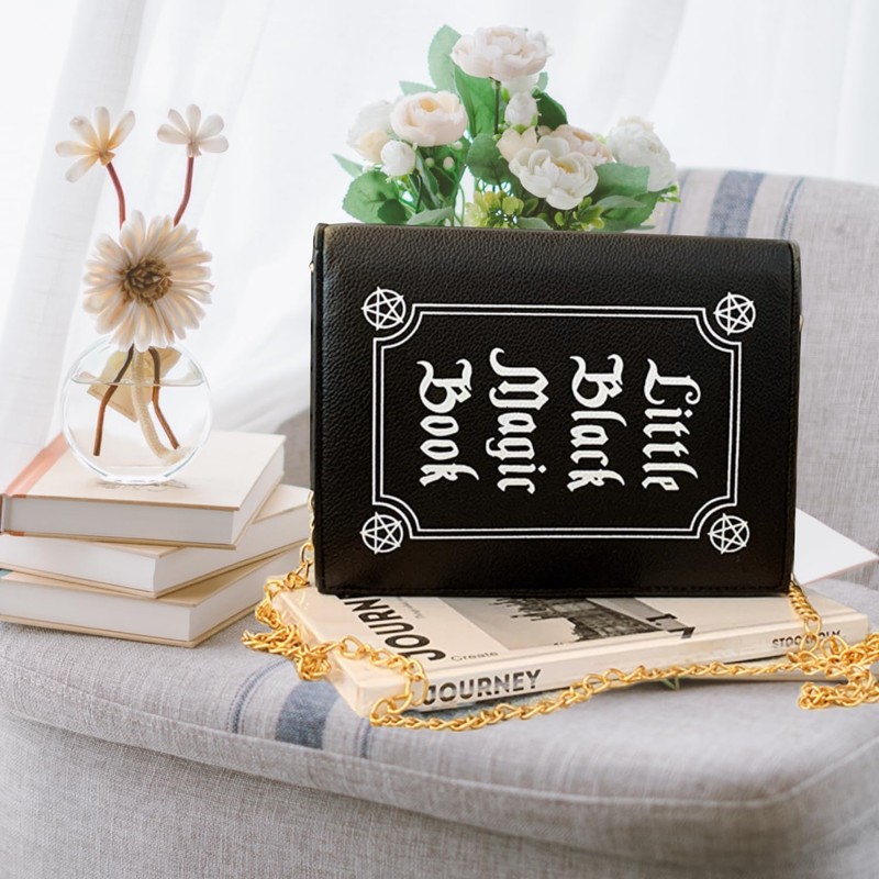 SLYCFlooks Small Crossbody Purse for Women Magic Book Design Cell