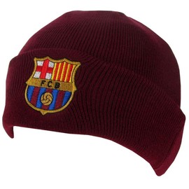 Barcelona Cuff Knitted Hat - Burgundy