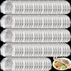 TIHOOD 200PCS Disposable Plastic Food Cover Wrap Elastic Food Lids
