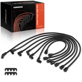 A-Premium Ignition Spark Plug Wires Set of 7 Compatible with Dodge Dakota 1987-1991 B150 B250 D100 D150 D250 W100 W150, V6 3.9L