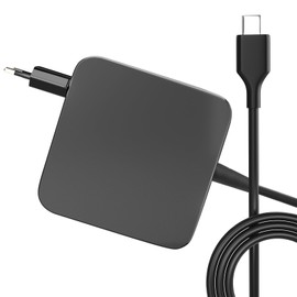 Wandladegerät mit Netzteil USB Typ C 65W für Dell Lenovo Acer HP Asus ZenBook 14 UM425 UM425IA, Lenovo Thinkpad T480 T480S T490, DELL Latitude 12 7275 13 737 0