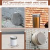 BJADE'S PVC Pipe Termination Cap,Stainless Steel Mesh Screen Vent Cover