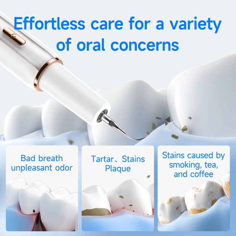 CURVY MOON Home Use Tartar Remover Oarl Care Teeth Cleaner