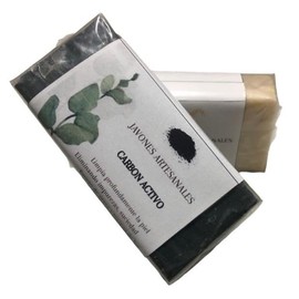 Javones Artesanales de Carbón Activo y Avena, Kit de 2 Jabones Naturales para Limpieza Profunda, Elimina Grasa y Granos