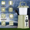 Multifunctional Camping Light LED Campsite Lantern AM/FM/WB/NOAA Weather Radio Portable