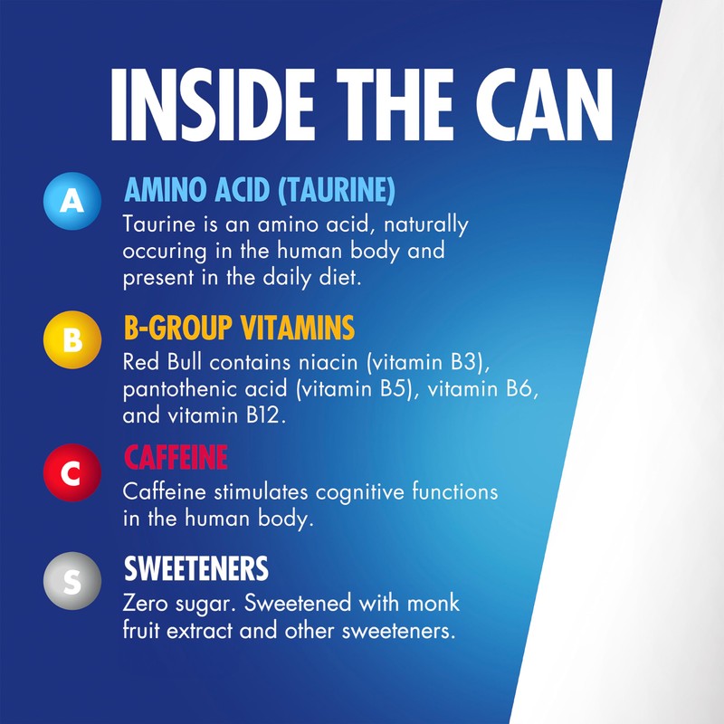 Red Bull Zero Energy Drink, 12 fl. oz., with 114mg