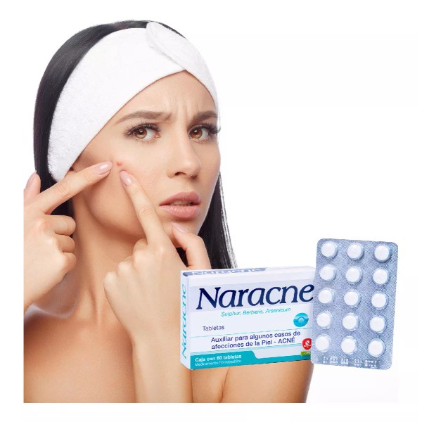 Nartex Naracne Sulphur, Barberis, Arsenicum Nartex 60tab Acné