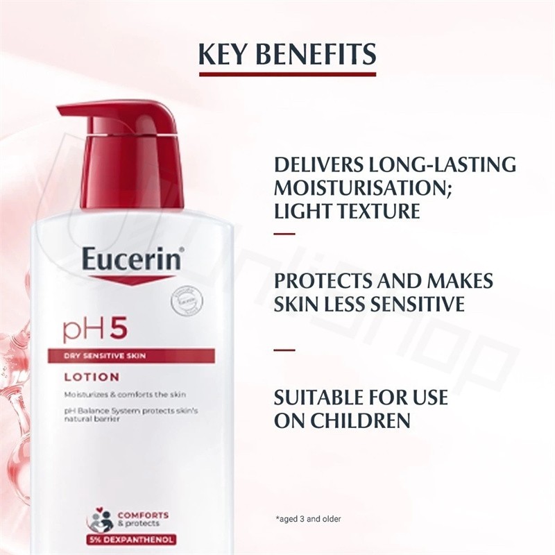 EUCERIN-pH5 body moisturizer, 400ml, suitable for sensitive muscles, deep hydration