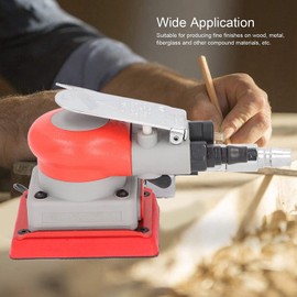 Air Random Orbital Sander, 10000rpm Air Powered Sander, Zinc Alloy Pneumatic Sander, Palm Air Powered Sander, for Car Waxing, Auto Body Work, Wood Working Car Polisher