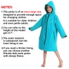 Hiturbo Kids Waterproof Swim Parka: Thin Fleece Swimming Coat -