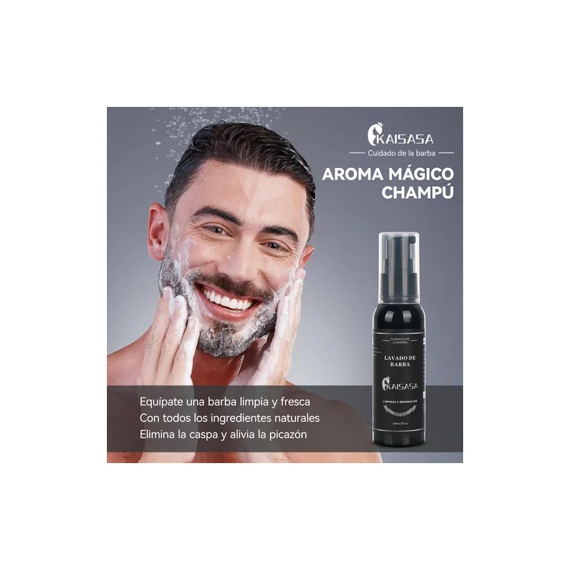 Kit Barba Cuidado Para Hombres Herramientas De Bigote 11pcs