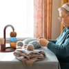 Lvjkes Wool Unwinder, Yarn Holder Wool, 360° Rotatable Multifunctional Magnetic