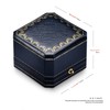 Oirlv Ring Box PU Leather Ring Boxes Ring Organiser Box