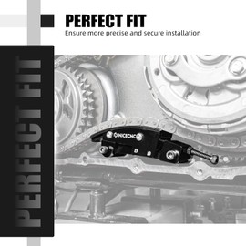 NICECNC Primary Chain Adjuster Kit Black Compatible with Harley Road King FLHR 1FBC 2017-2021, Ultra Limited FLHTK 1KEF 2019-2021, Replacement for 36500075, See Fitment