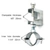 Conduit Hanger with Beam Clamp & Pipe Support Bracket (8