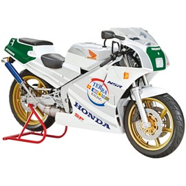Aoshima Bunka Kyozai 1/12 The Bike Series No. 52 Honda MC18 NSR250R SP Custom 1989 Plastic Model, Molded Color