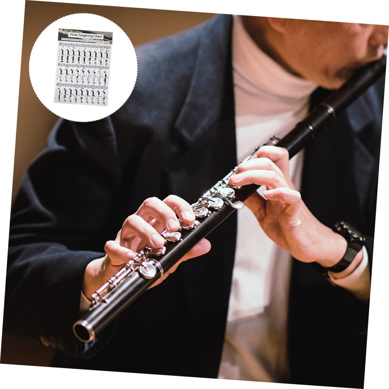 Kisangel Flute Chord Practice Chart Essential Learning Guide for Flute