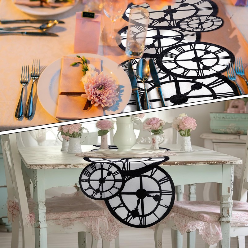1 Pcs Wonderland Tea Party Decoration 15" x 70" Clock