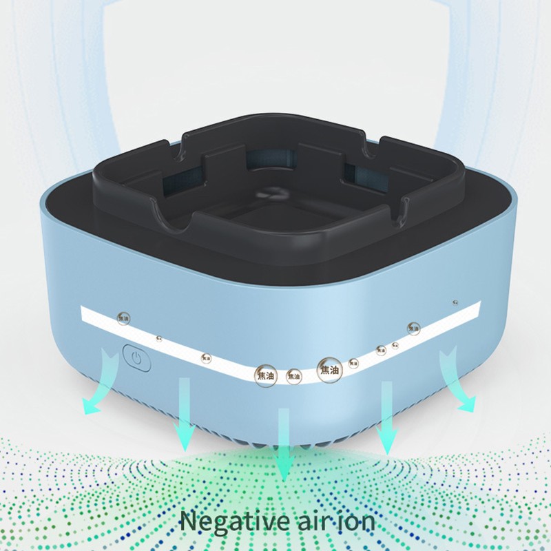 Innovative Negative Ion Ashtray Air Purification Remove Smoke Odor Smart