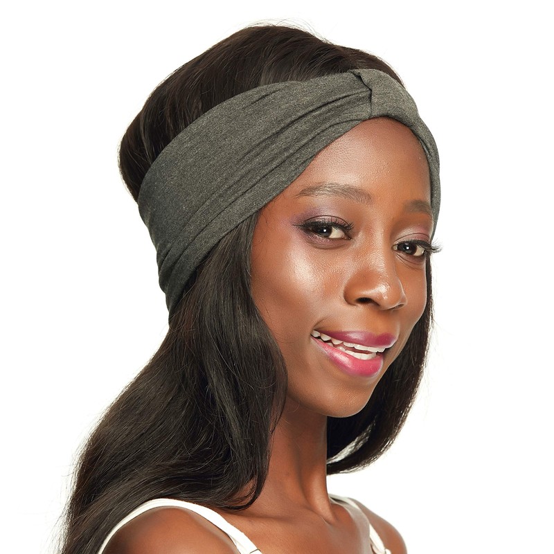 Winitas Makeup Headband for Black Women Cotton Hair Wrap Satin