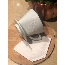 CAFEC Trapezoid 103 | Cup 5-7 | Abaca Trapezoid Paper Filter | AB-103/100W