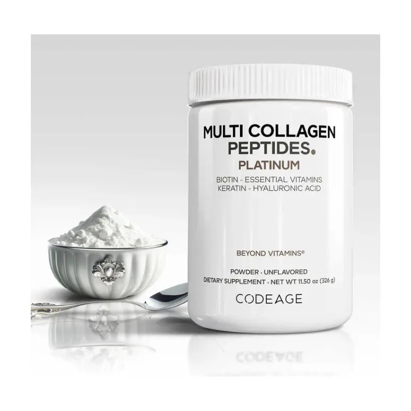 Codeage Multi Collagen Protein Powder Platinum 11.57oz Sfn
